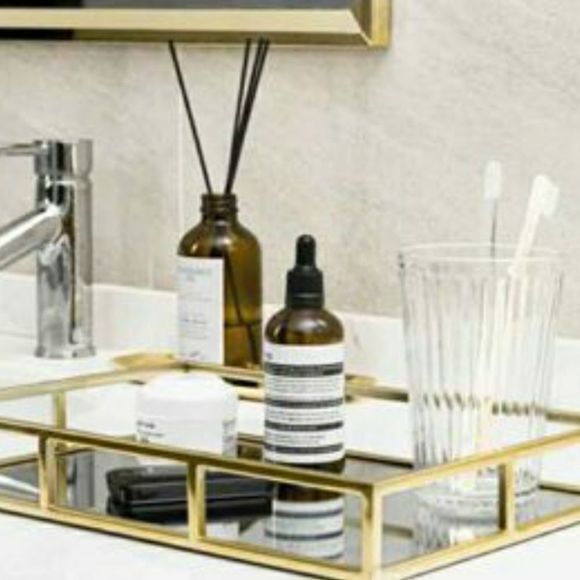 Gold Ciaphus Tray - Set of 3 - Picture 2 of 8